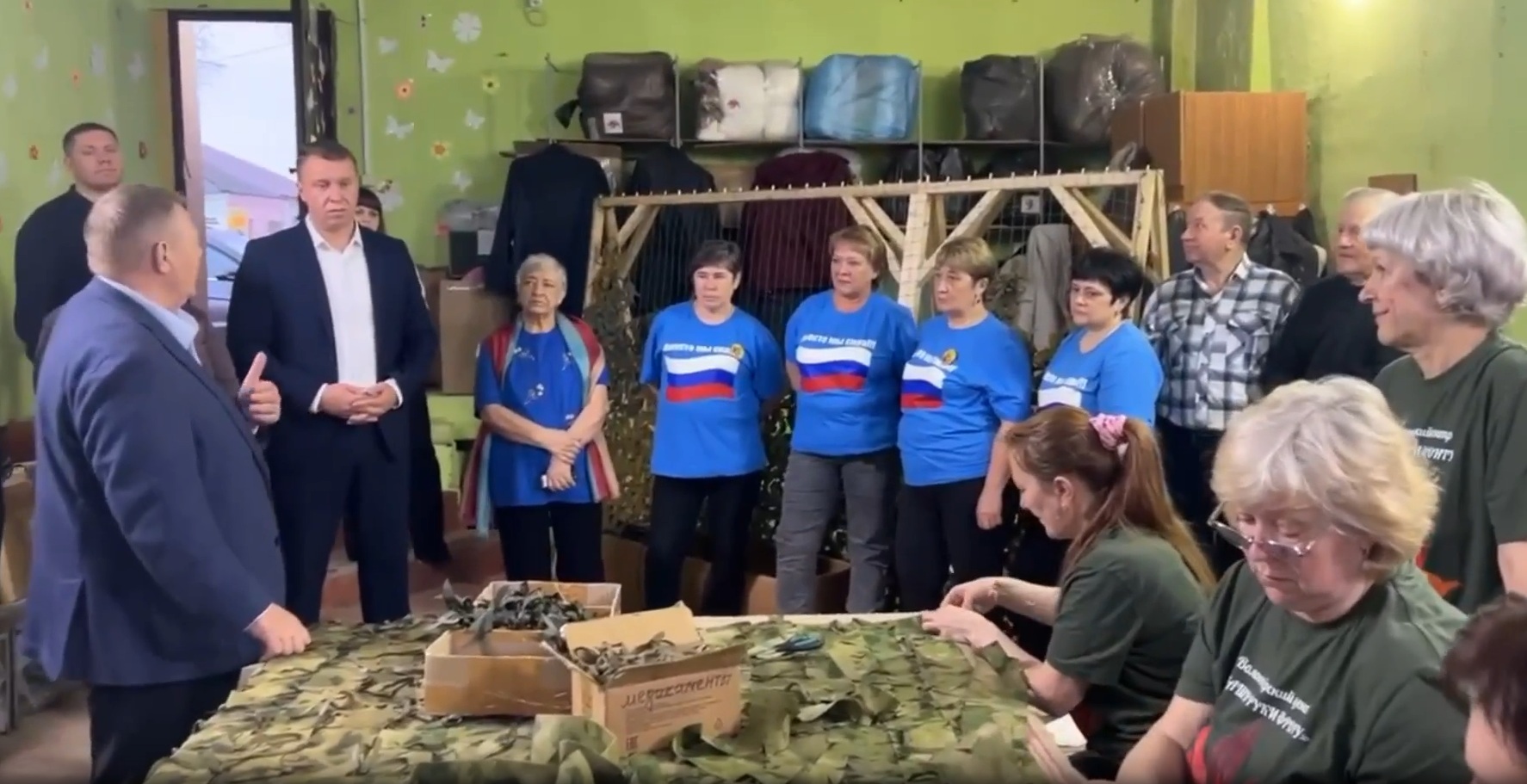 Николай Панков поблагодарил саратовских волонтёров за помощь бойцам на фронте